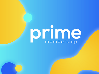 Prime Membership flow glow gradients logo look