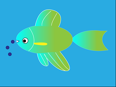 FISH ILLUSTRATION businesscard design graphic design illustration social media post socialmedia