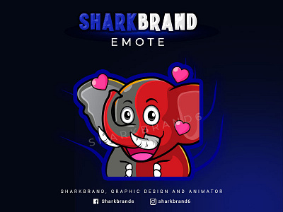 ELEPHANT design emotes illustration logo
