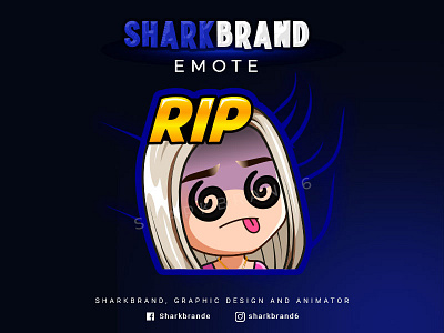 RIP EMOTE design emotes illustration logo vector