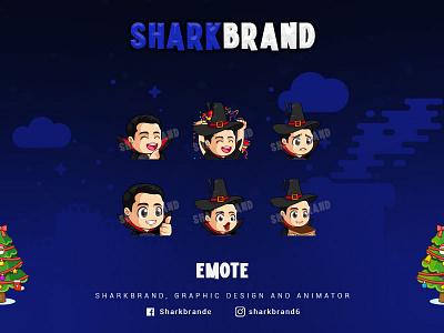 witch emotes branding design emotes illustration logo vector