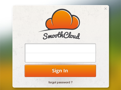 SmoothCloud Sign In signin smooth ui web