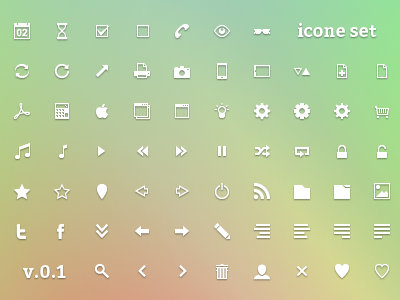 Icon Set 16x16 icon set