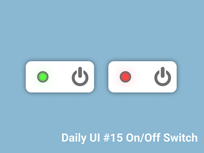 Daily UI Challenge 015 (On/Off Switch)