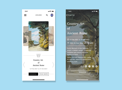 Daily UI Challenge 070 (Event Listing) daily ui design figma mobile ui ux