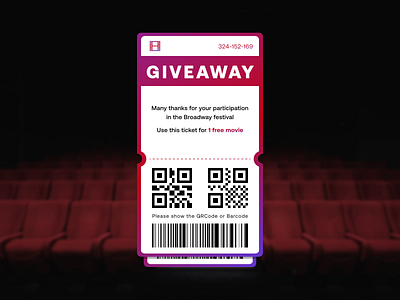 Daily UI Challenge 097 (Giveaway) daily ui dailyui design figma giveaway mobile movie ui ux web web design