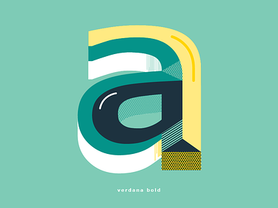 Typography project colors graphic design illustration type typography vector verdana