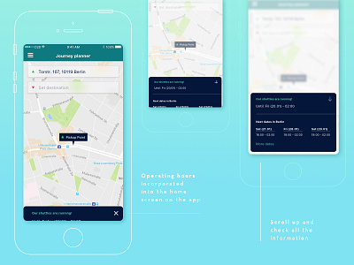 Operating Hours app experience mobile redesign ride sharing sketch ui user interface ux