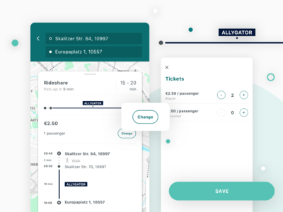 change number of passengers android app ios iphone x maps mobility public transportation rideshare ui ux