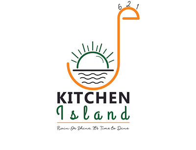 Kitchen Island Logo branding design illustration logo