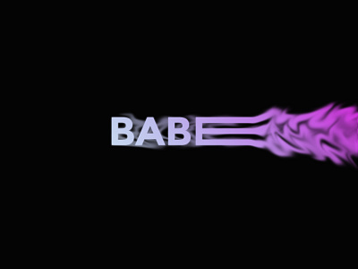 BABE branding design logo typography