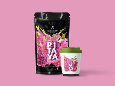 Dragon Fruit Pouch Mockup