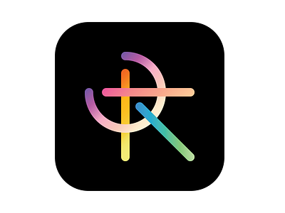 Procreate Logo Contest app design flat icon logo minimal vector