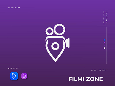Filmi zone, Location and film logo and branding