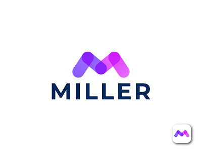 Modern "M" Letter Logo & Branding