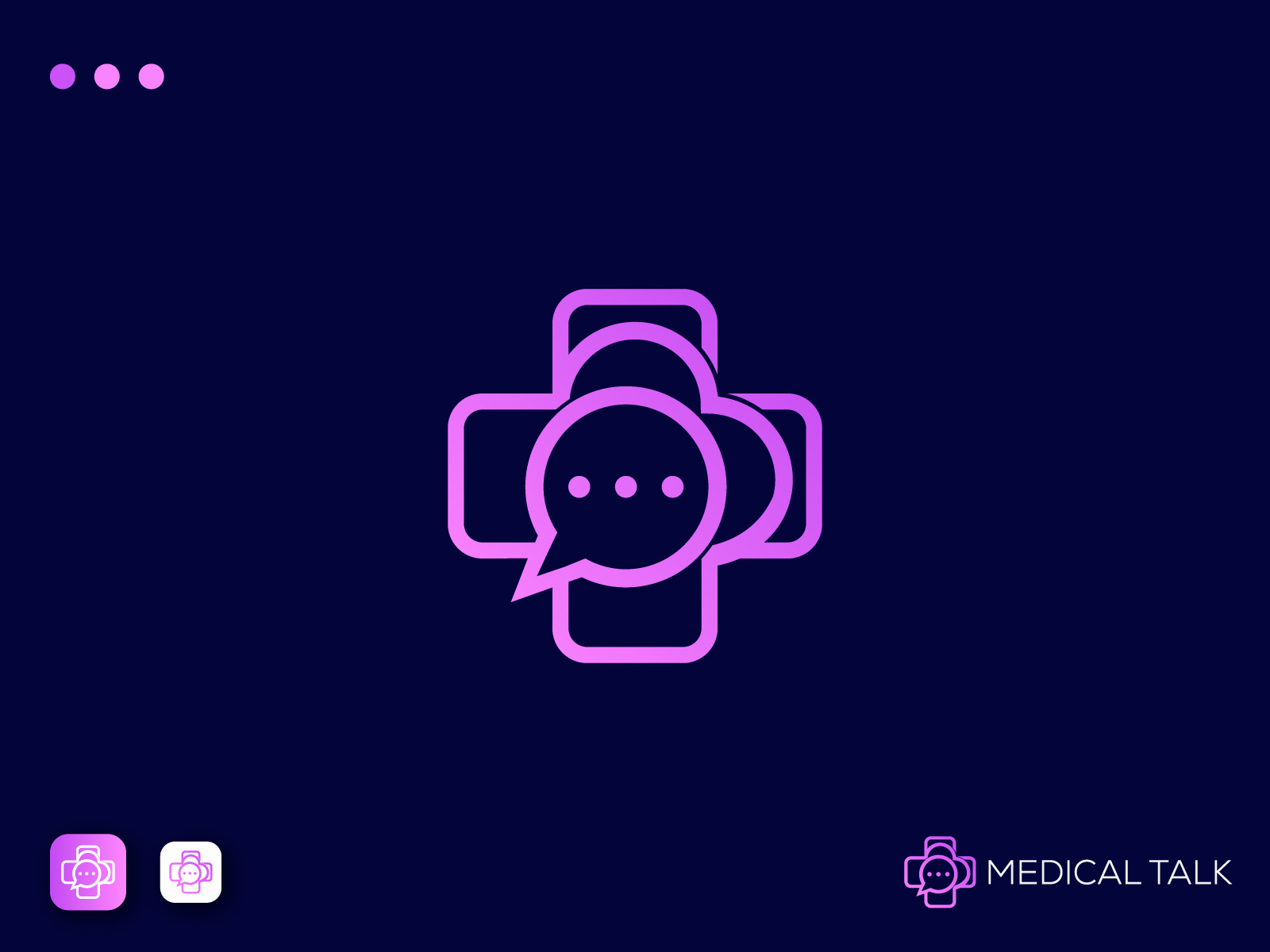 Medical Talk, Modern logo, and branding. by Majarul Islam on Dribbble