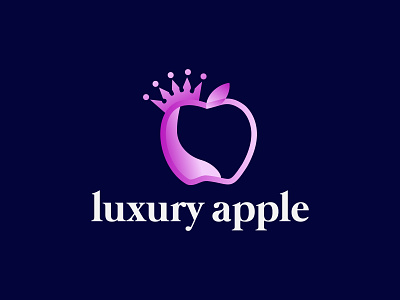 Modern Luxury Logo and branding, Luxury Apple