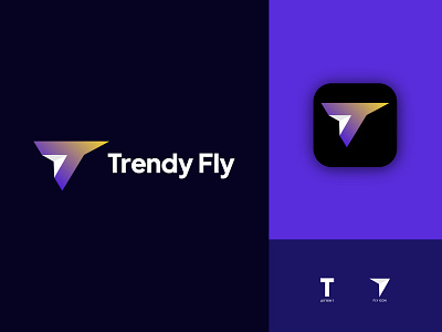 Letter T+fly Logo Design