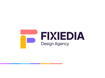 Fixiedia Agency agency app logo brand identity brandbook branding color creative logo design design agency flat logo gradient logo icon illustration logo logo and branding logo design minimal logo minimalist logo modern logo