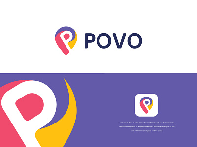 Povo | Modern Travel Logo And Branding | Logo folio