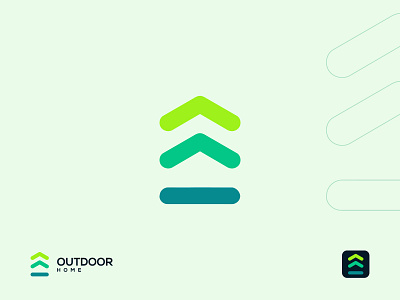 Outdoor home logo design.