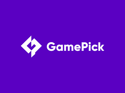 Gamepick logo design.