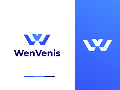 WV LOGO brand identity branding business design financial fintech lettering logo design marketing modern sas software tech technology techy unused v logo w logo wv wv logo