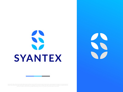 Syantex logo, modern s logo brand brand design brand identity branding design graphic design identity logo logo design minimal ui