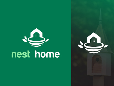 Nest Home logo app icon best logo designer brand identity creative logo flat logo home logo logo logo and branding logo design minimal logo modern logo nest home logo nest logo symbol