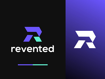 Modern R logo, Construction logo design