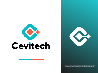 C letter logo, c techy logo, cevitech