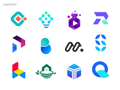 logos mark creative modern minimalist logo design