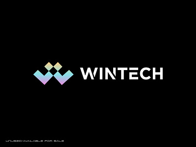 Wintech logo, techy logo a b c d e f g h i j k f branding logo deisgn logo designer o p q r s t u technology w logo