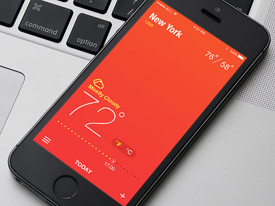 Weather App android app cloud free intuitive ios mobile psd ui ux weather web