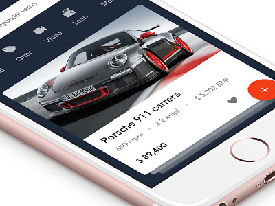 Daily UI #06 - auto app android auto product cards cars clean design graphics home screen intuitive ios user interface