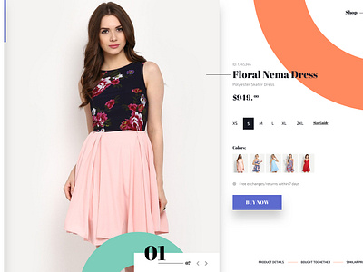 MV fashion - Product Detail page by Jeet on Dribbble