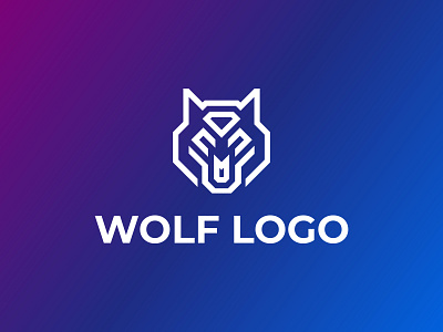 wolf logo adobe xd animation app branding design flat graphic graphic design hire hire logo designer hireme logo logofolio logos morden simple vector vectorart