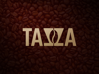 Tazza Coffee Shop Logo coffee coffeeshoplogo dailylogochallenge harperstudio logo tazza