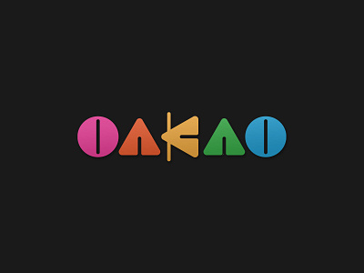 Oakao Wordmark dailylogochallenge harperstudio oakao wordmark logo