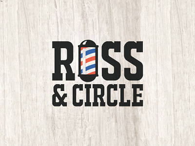 Ross & Circle barber dailylogo dailylogochallenge day13 dlc harperstudio