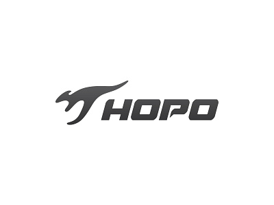 Hopo Kangaroo Logo dailylogo dailylogochallenge dlc harperstudio hopo kangaroo logo