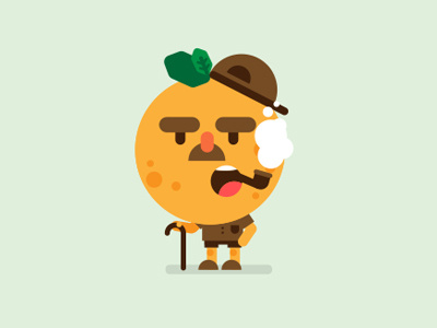 character character characters cute design flat orange