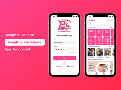 Saloon App .layout graphic design icon mobile app vector