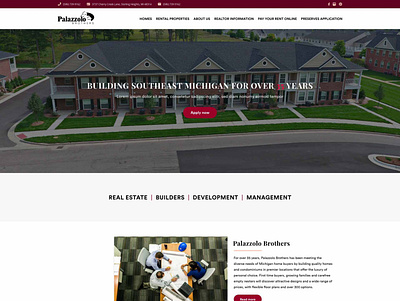 Palazzolo Brothers Website adobe xd web design web development wordpress