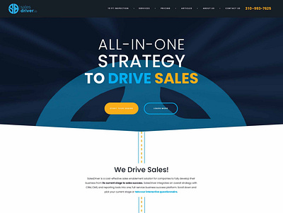 Sales Driver Website Design branding ui ux web design web development wordpress