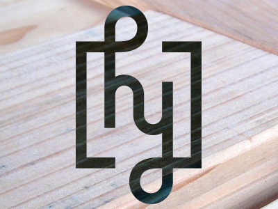 Personal Logomark ambigram h illustration line logo logomark monogram personal branding square y