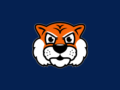 El Tigre illustration illustrator logo mascot school tiger vector