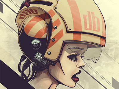 Helmet Trap digital illustration illustration poster design
