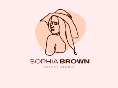 Logo For Beauty Studio animation attractivelogo bestlogo branding design graphic design illustration logo vector