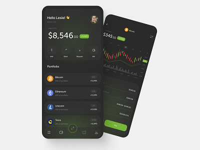 Crypto App Design crypto design graphic design illustration ui uii ux